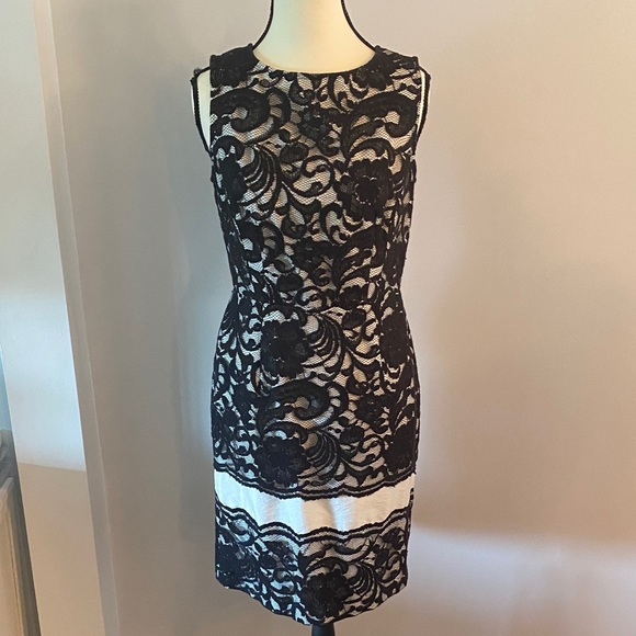 The Limited Dresses & Skirts - The limited New black lace size 6 with white lining